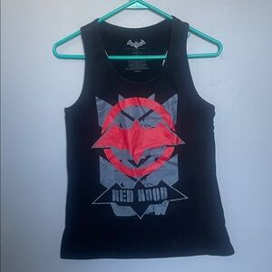 Batman Arkham Knight Red Hood Men’s M workout tank top sporty athletic